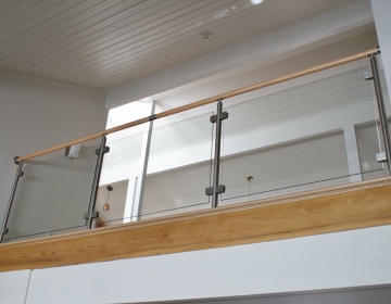 glass railings