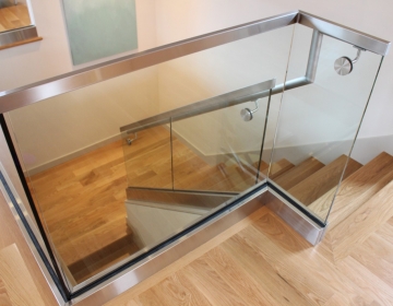 glass railings