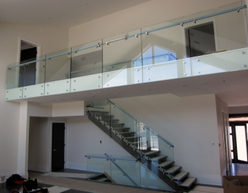 glass railings