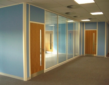 glass partitions