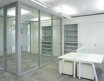 glass partitions