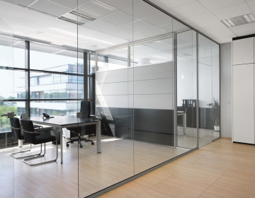 glass partitions