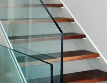 glass railings