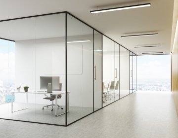 glass partitions