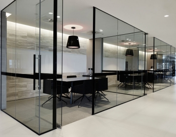 glass partitions